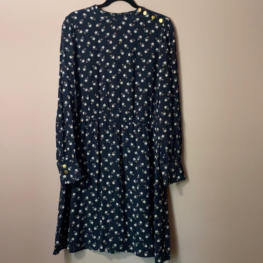 Loft Dainty Floral Long-sleeved Dress - XL